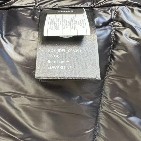 Like New - Mackage Edward 2-in-1 Down Coat Sz 36 (Small) - Black - Picture 8 of 14